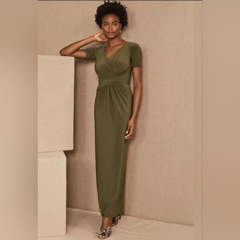 BHLDN olive dress